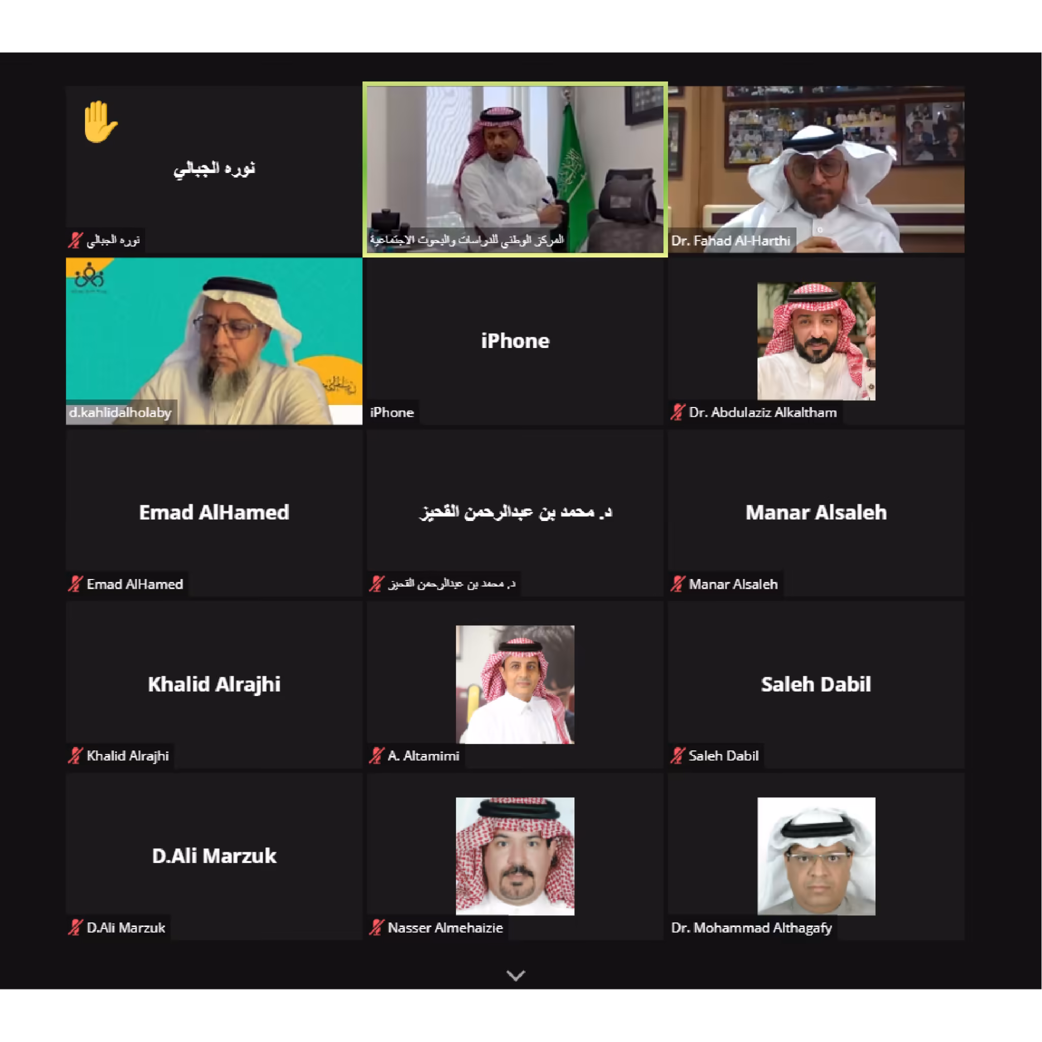الاجتماع الخامس للمجلس التنسيقي لمراكز البحوث الاجتماعية